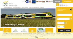 Desktop Screenshot of mazowieckie.com.pl